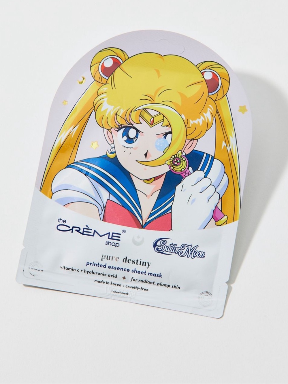 The Crème Shop X Sailor Moon Printed Essence Sheet Mask. Set of 5 masks.